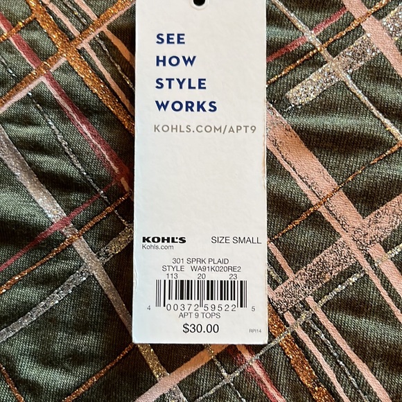 Apt. 9 Short Sleeve Top - Picture 3 of 9